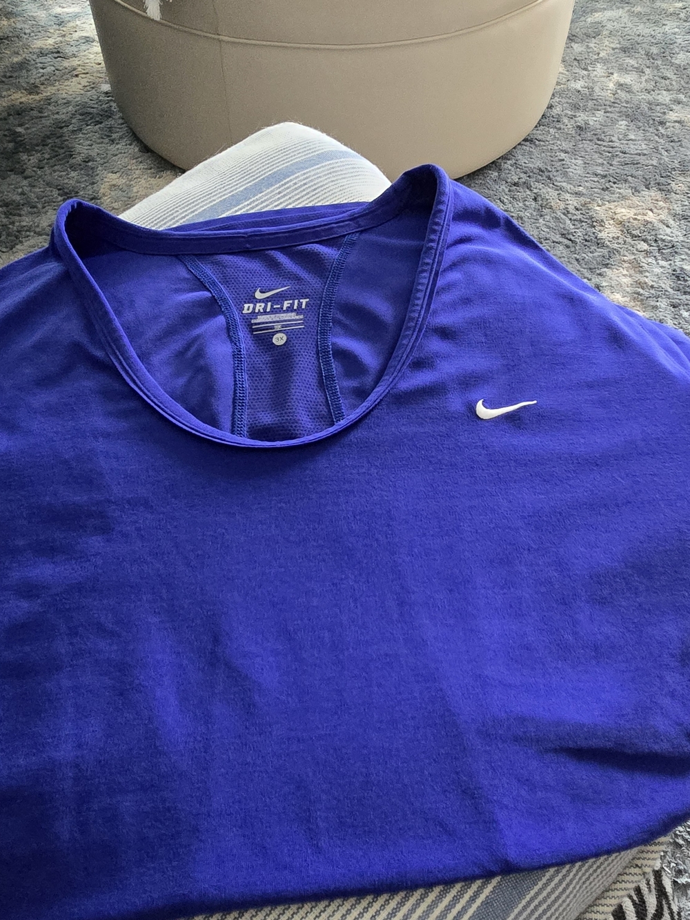 Nike Dri-FIT Women's Athletic T-Shirt in Royal Blue 3X